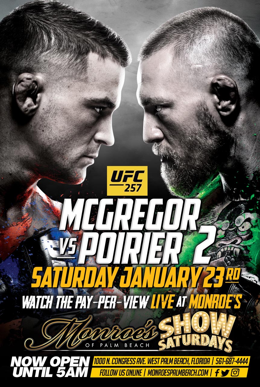 Monroes McGregor vs Poirier - UFC 257