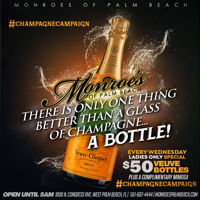 Champagne Campaign $50 Veuve Champagne Bottles