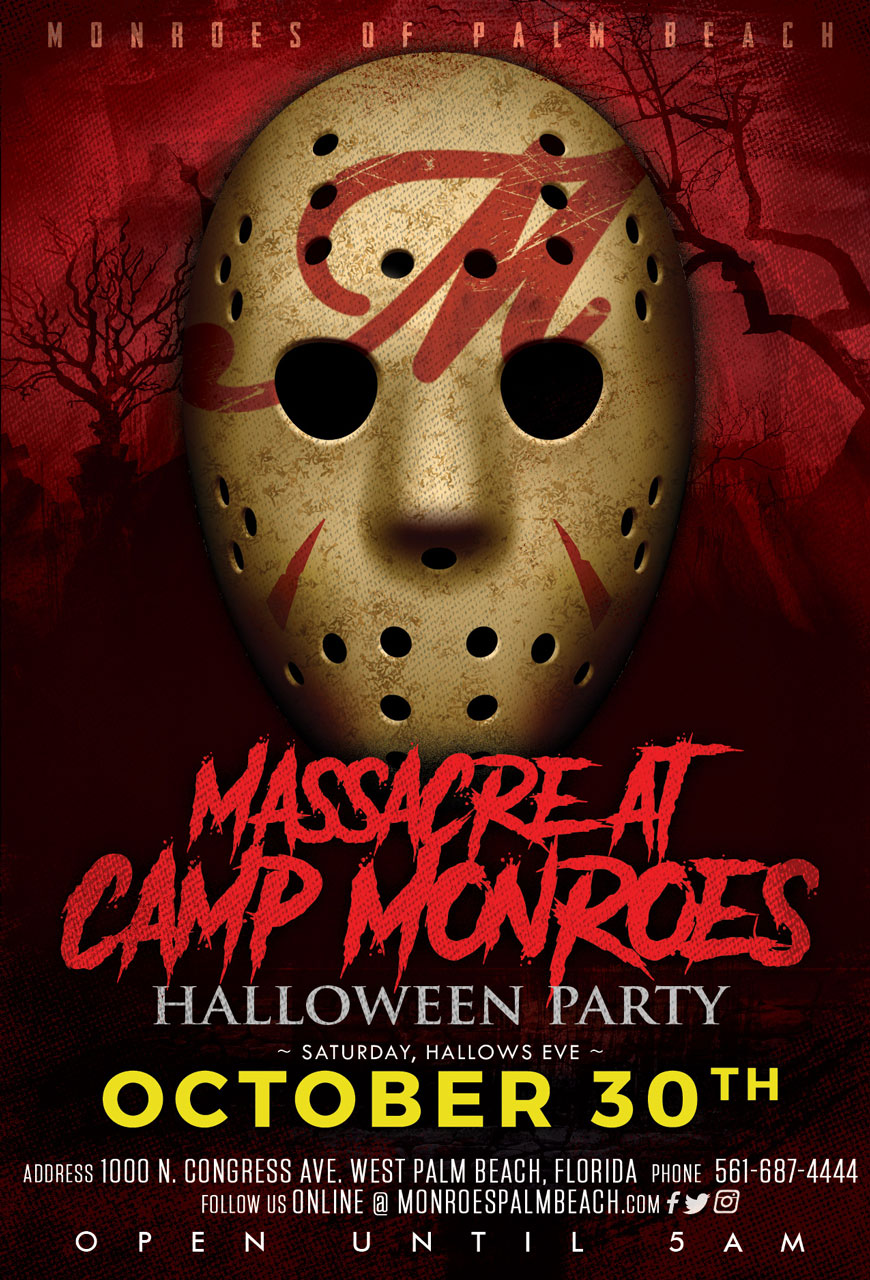 Massacre at Camp Monroe's Haunted Halloween forest west palm Beach