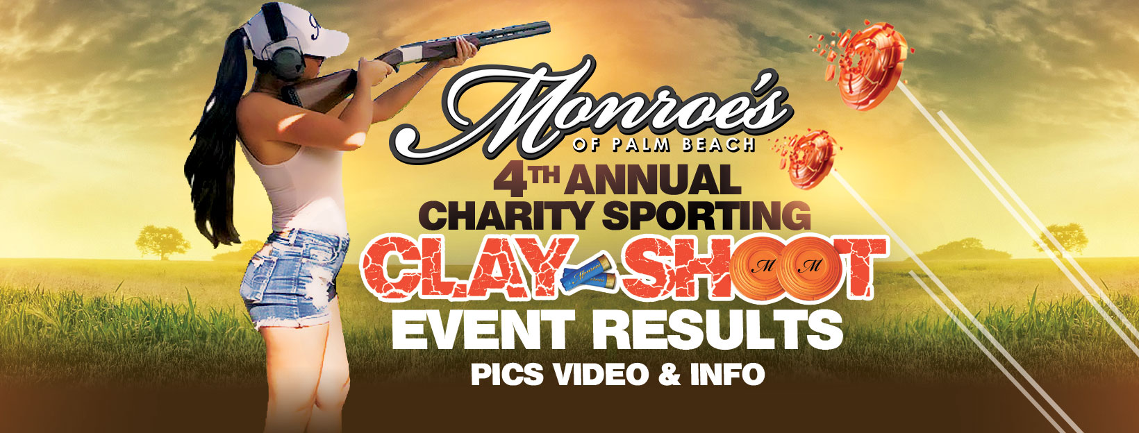 Monroe's of Palm Beach 3rd Annual 2022 Clay Shoot