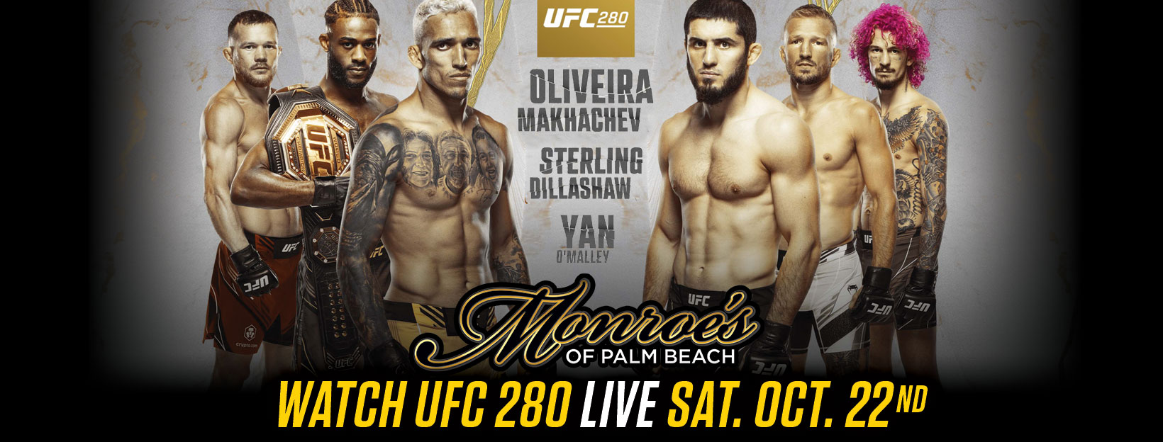 UFC 280 Live Watch Party at Monroe's Palm Beach