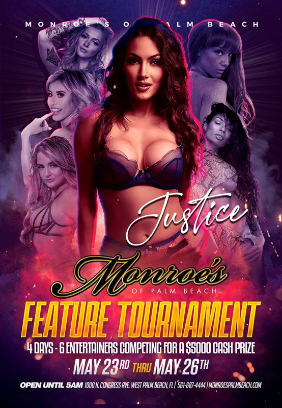 Monroe's Palm Beach 2024 Feature Entertainer Competition Featuring Justice