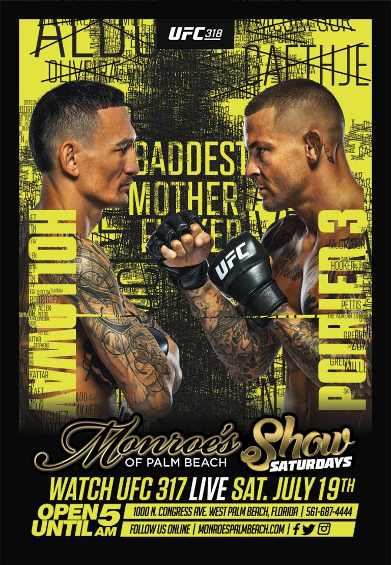 UFC 318: Holloway vs. Poirier 3 LIVE WATCH PARTY. Sat. July 19th 2025