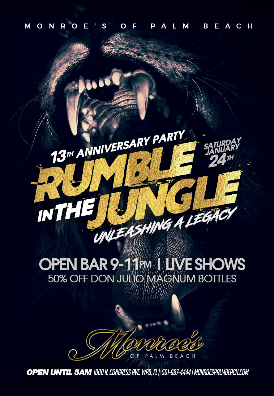 Monroes 13th Anniversary Party - Saturday January 24th 2026, OPEN BAR TILL 11pm